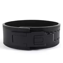 The black lever belt with the lever closed